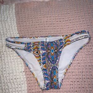 Forever 21 Multicolor Geometric Bikini Bottom